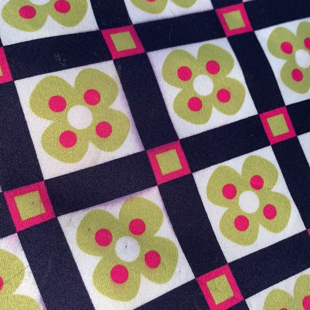 NWT Hartstrings 10 Woven Jumper Dress Navy Green Pink *Flaw - Picture 15 of 15